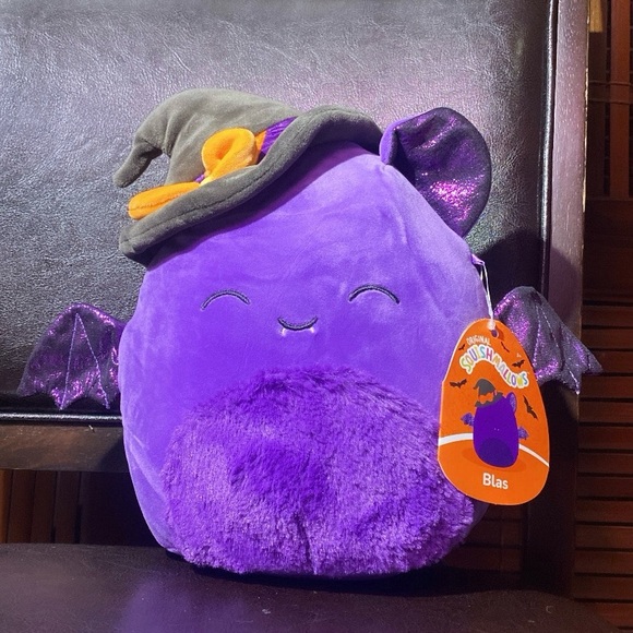 Squishmallows Blas and Rosemary halloween bats BNWT and egg - Picture 2 of 3